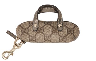 Gucci Supreme Mini Bag Key Chain, &pound;150, Front view